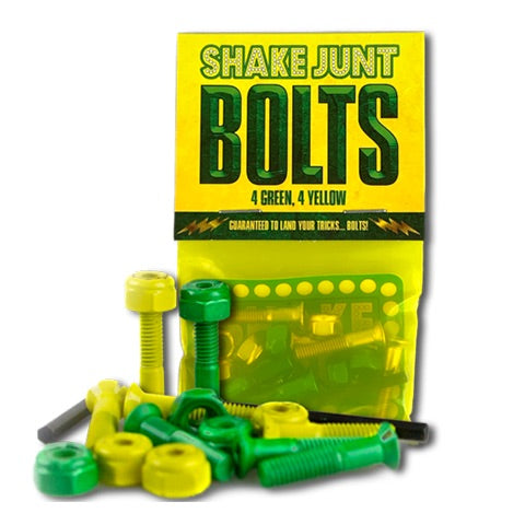 Shake Junt Bag O Bolts viti skate 7/8” brugola verde giallo