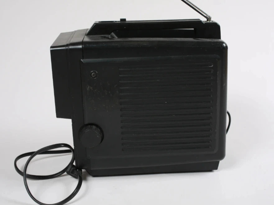 TMK 5'' TV mini CRT bianco e nero funzionante