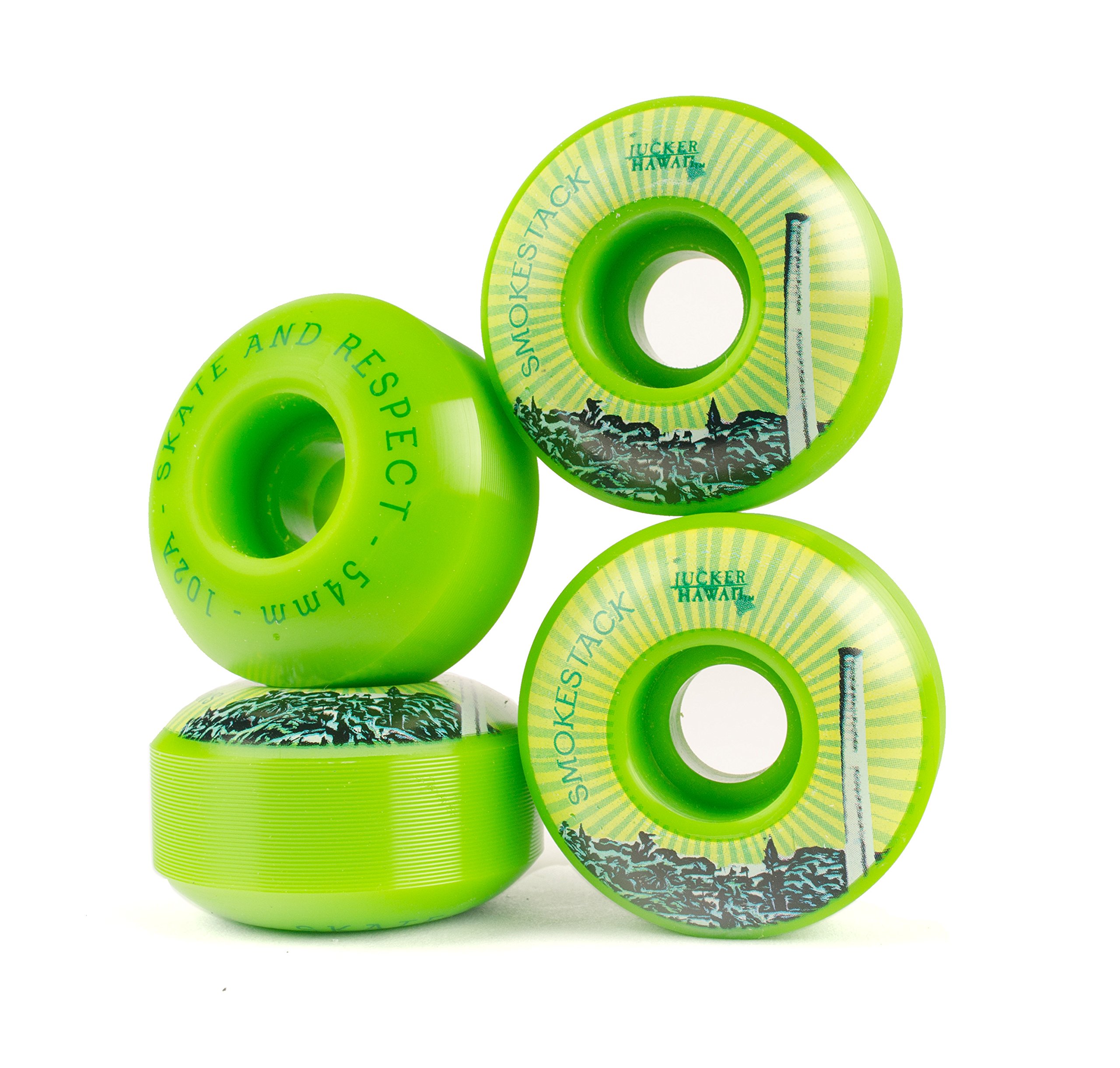 Jucker Hawaii Smokestack ruote skateboard 54 mm 102A