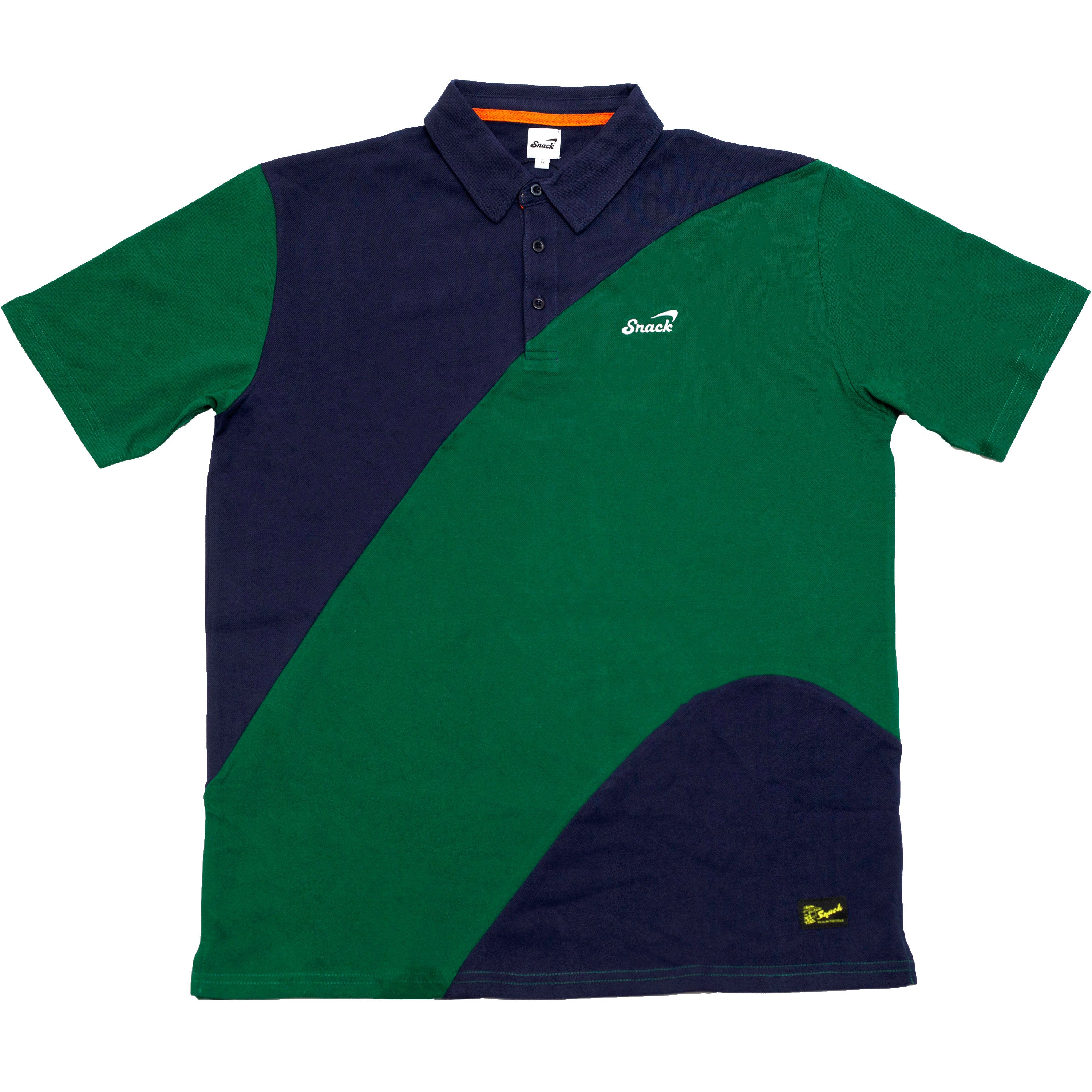 Snack Alive Wave polo cotone piqué ricamata