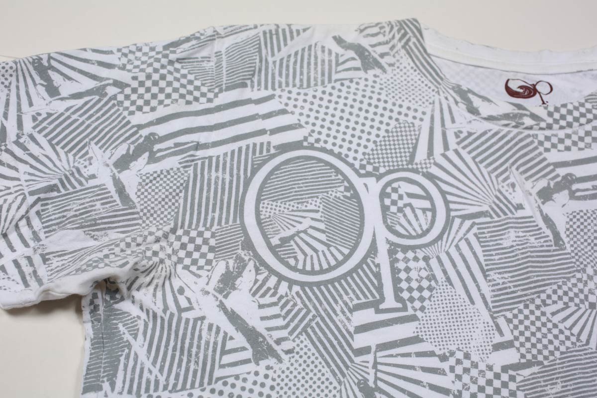 Ocean Pacific All-Over-Print t-shirt bianca L in cotone
