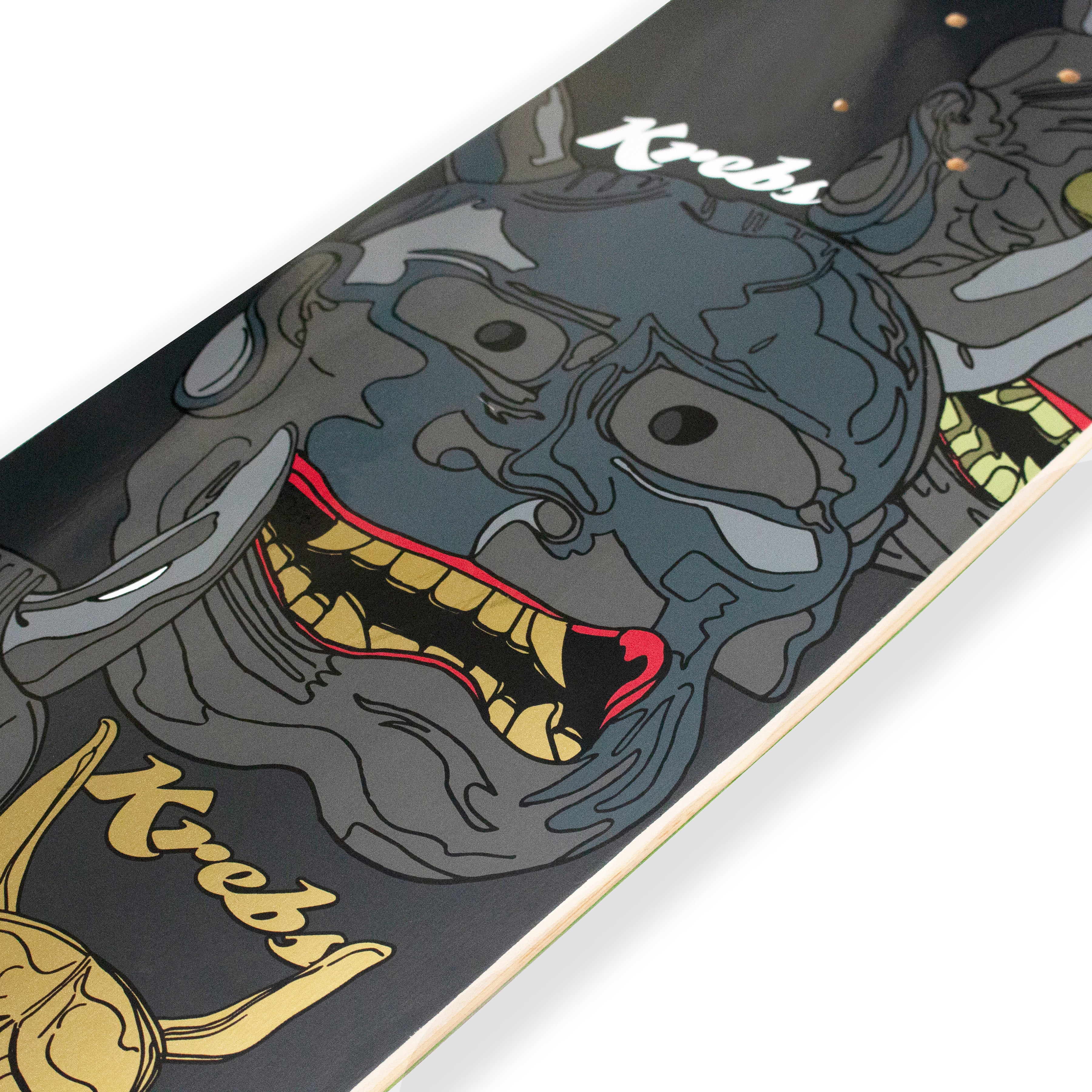 Snack Krebs Mask tavola skate legno acero