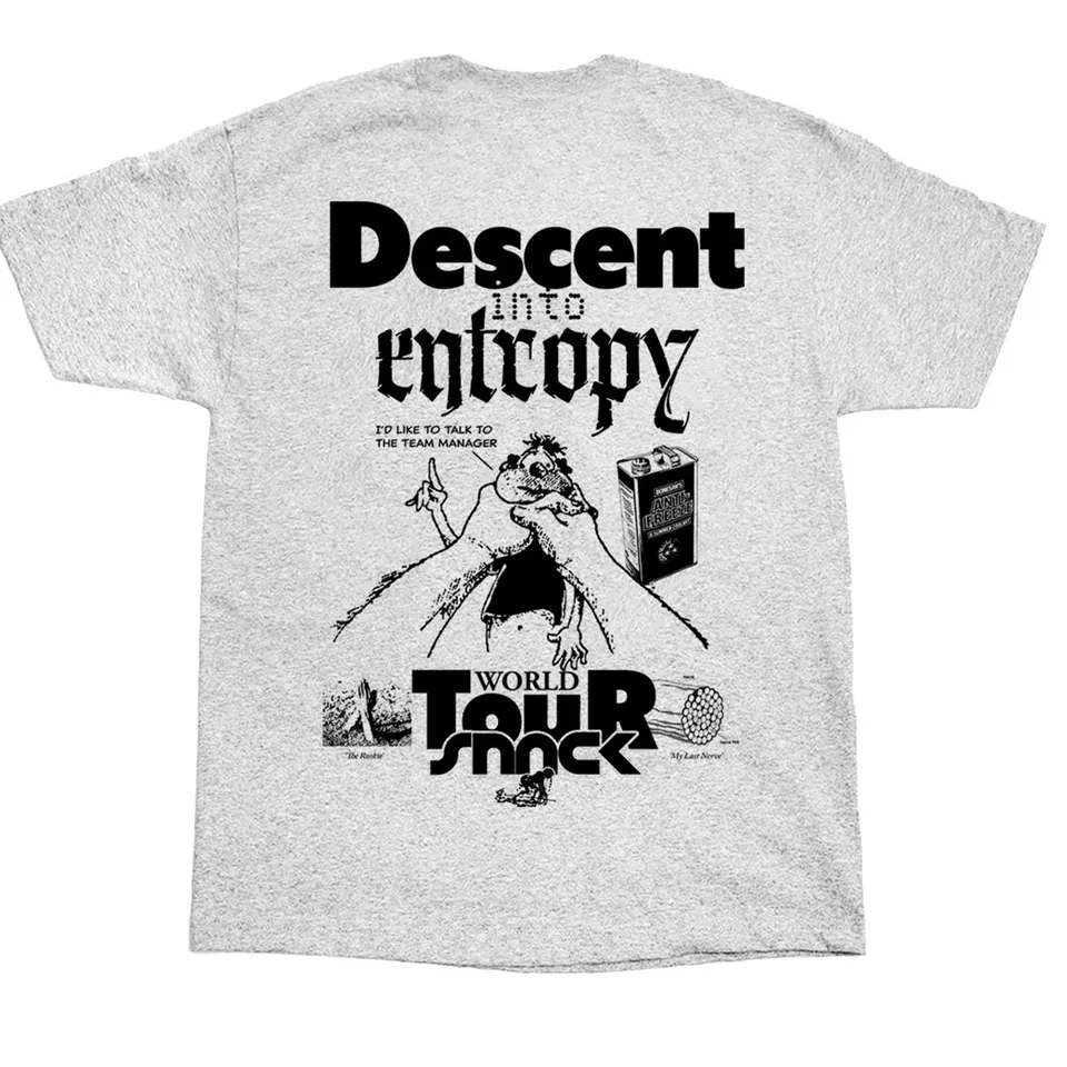 Snack Skateboarding Team Manager t-shirt ash L cotone
