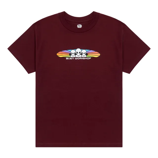 Alien Workshop Spectrum maglietta bordeaux cotone