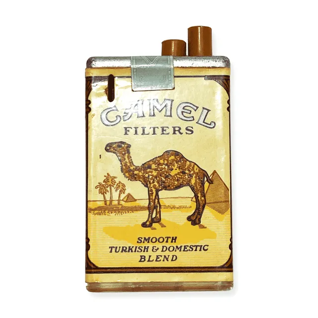 Camel Cigarette Pack accendino vintage blu
