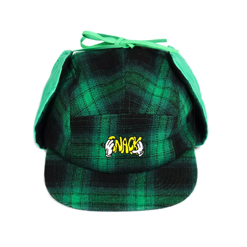 Snack Good Hands cappello earflap flanella nero