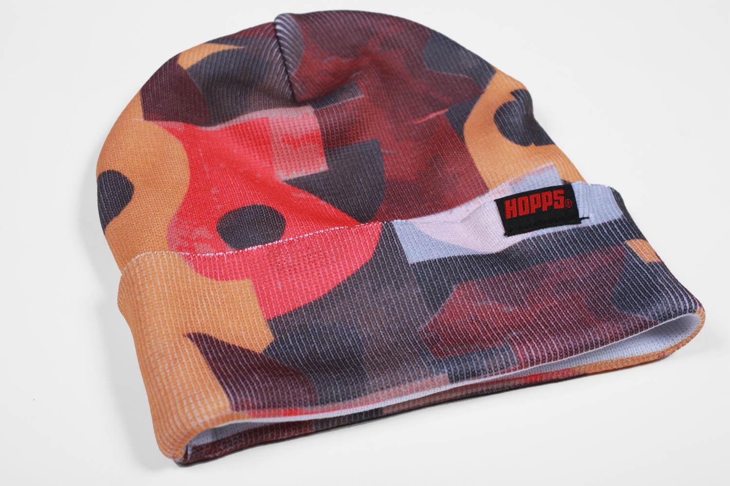 Hopps Abstraction berretto beanie multicolor acrilico