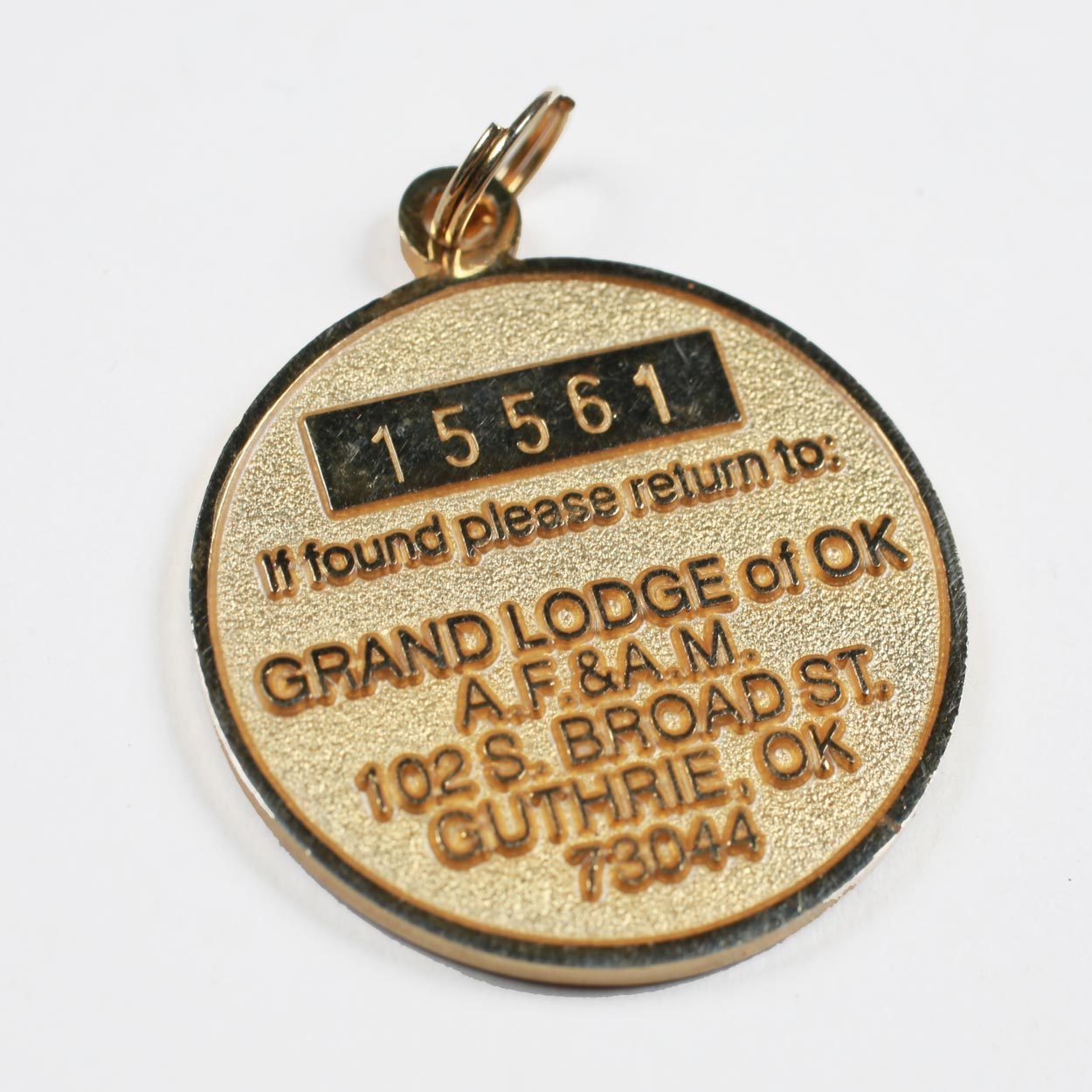 Masons Oklahoma medaglione spilla smalto massonico