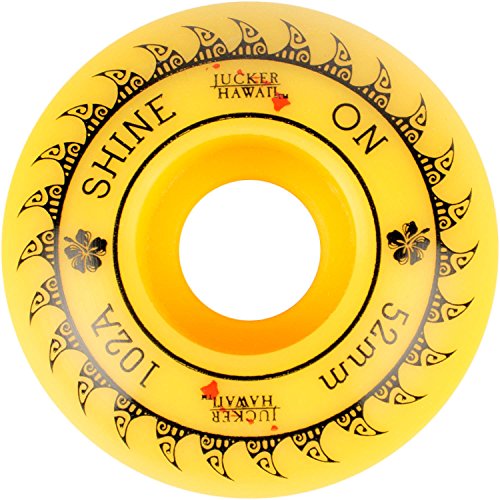 Jucker Hawaii Ruote Skateboard 52 mm 102A Street Set 4 Pezzi