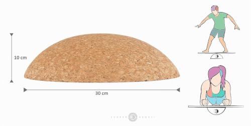 Jucker Hawaii Plank Ball semisfera sughero 30x10 cm 360°