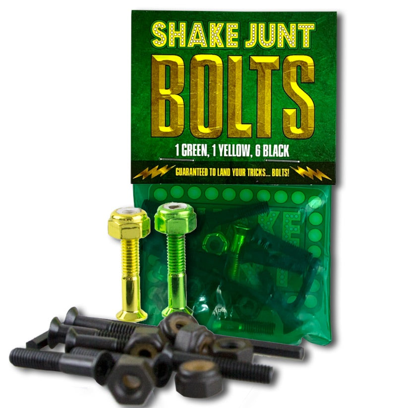 Shake Junt Bag O Bolts viteria skate 1 verde 1 gialla