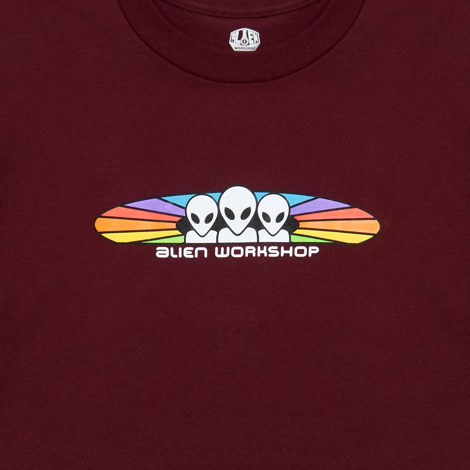 Alien Workshop Spectrum maglietta bordeaux cotone