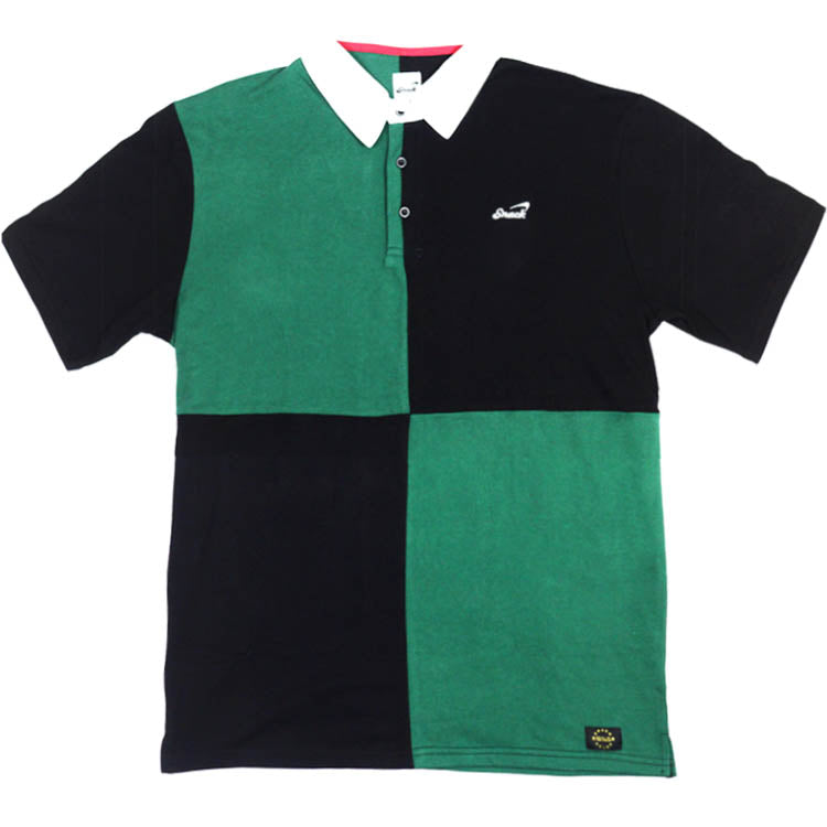 Snack Skateboarding Alive Panel polo nero verde