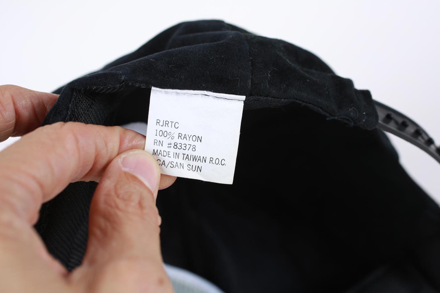 Winston cappellino snapback nero ricamato vintage