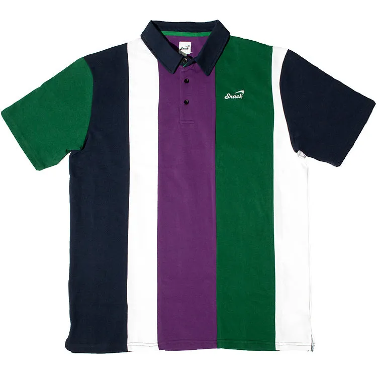 Snack Alive Vertical Stripe polo cotone