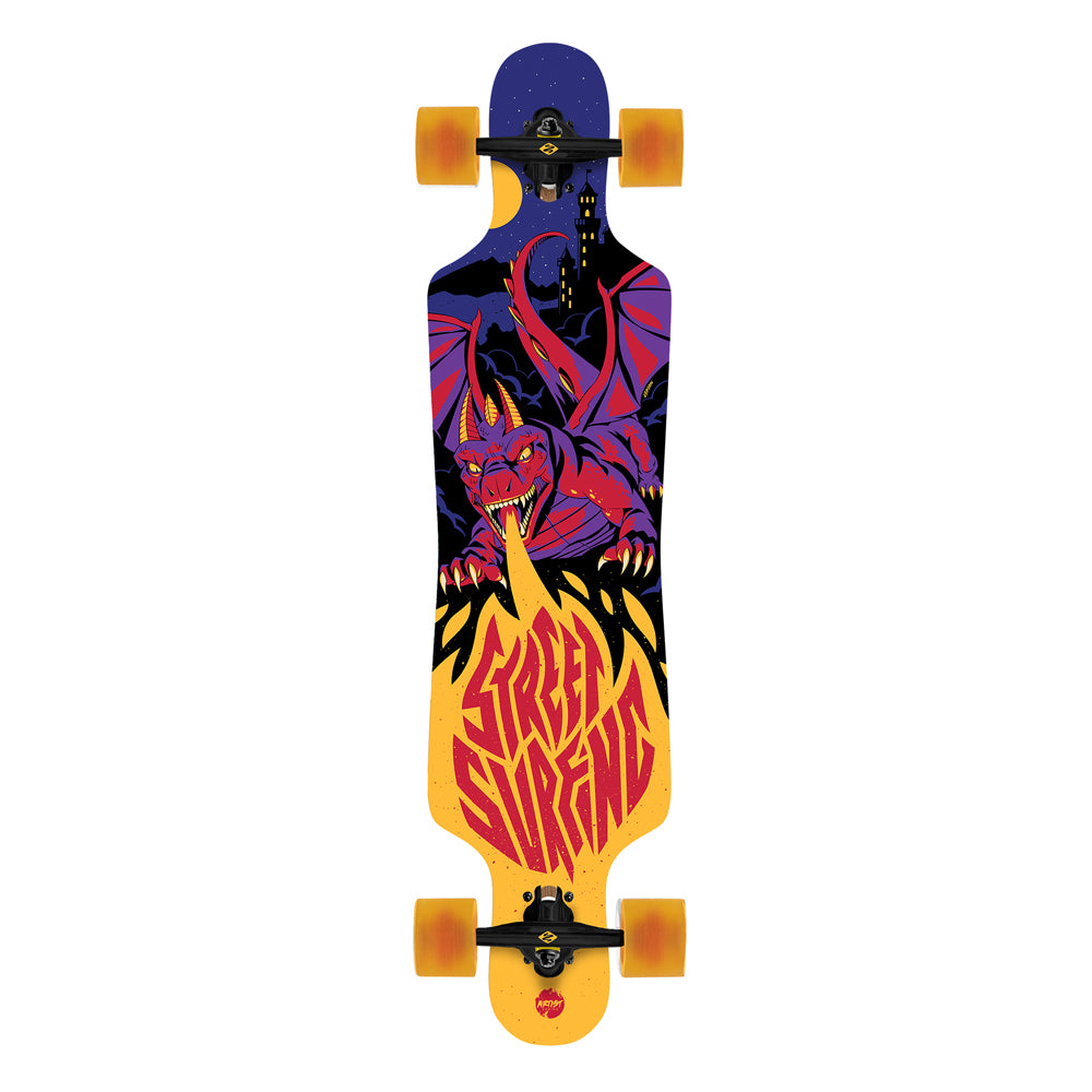 Street Surfing Curve Drop Through Freeride Bahamut 39" longboard