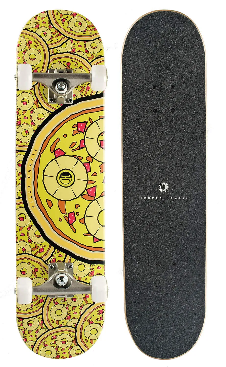 Jucker Hawaii Perky Pizzas Skateboard 8.0" Completo Acero