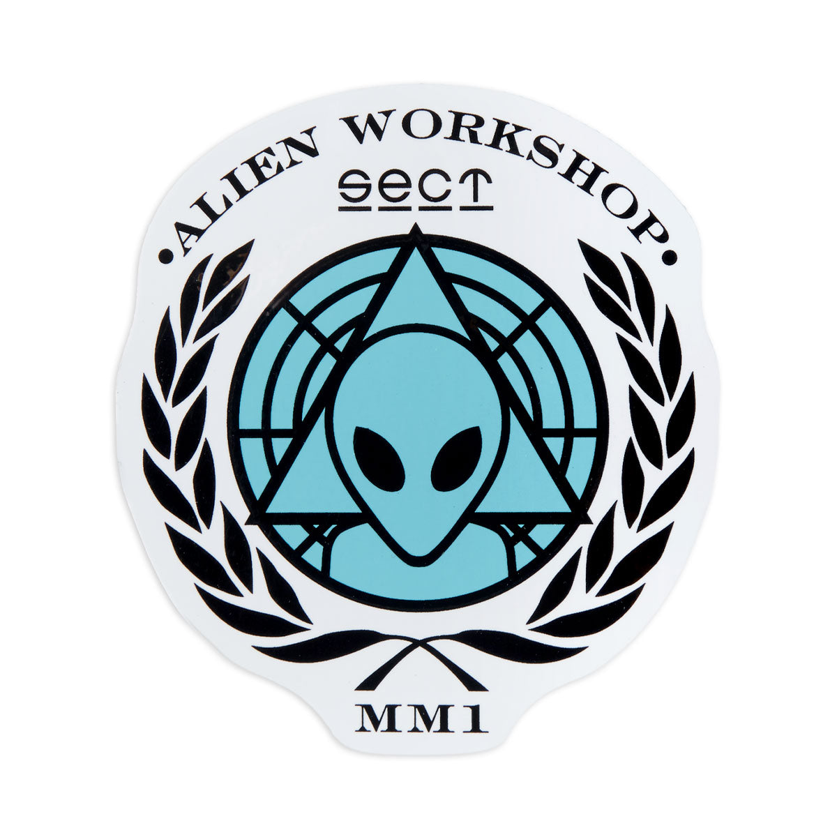 Alien Workshop AWOL Sticker blu vinile resistente