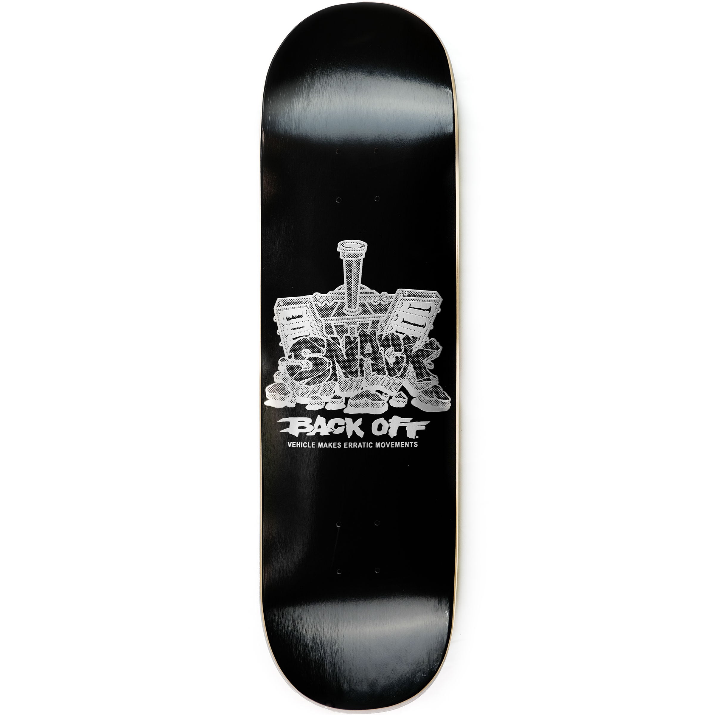 Snack Back Off tavola skate 8.25 argento