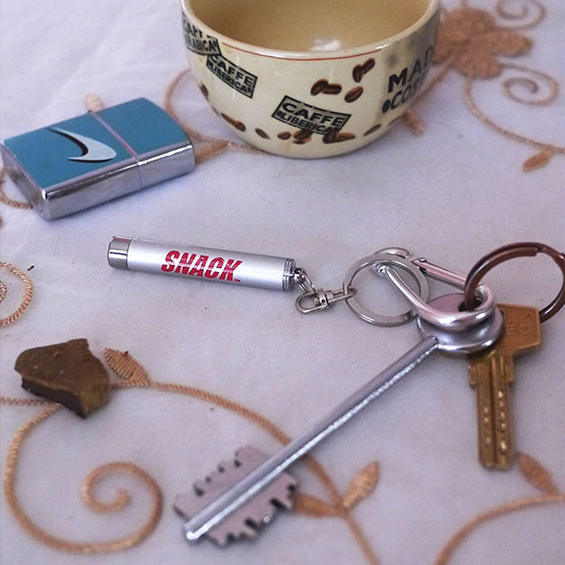 Snack Laser Pointer puntatore laser LED portachiavi