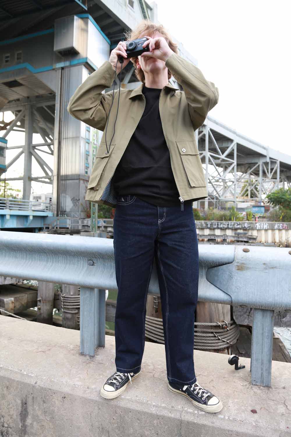 Theories Pavillion jeans skate baggy indaco raw