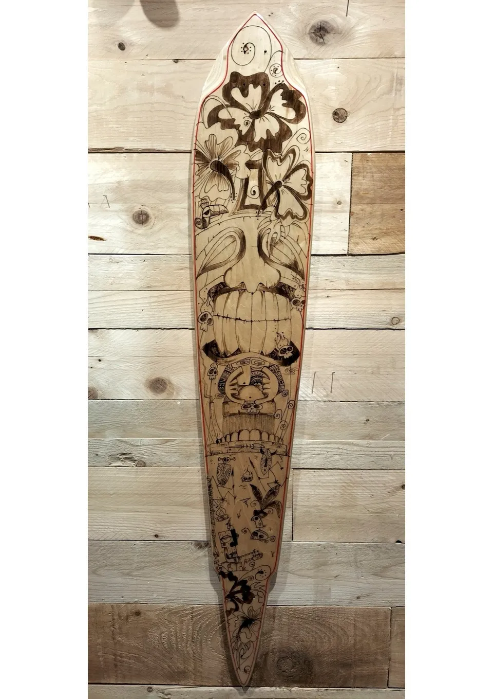 AC Longboards Tiki Super Long tavola pintail 155 cm flex