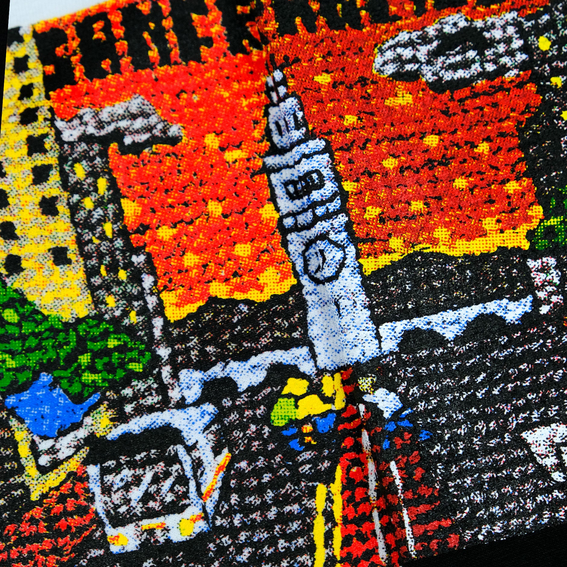 Snack Skateboarding S.F. Postcard t-shirt nera cotone