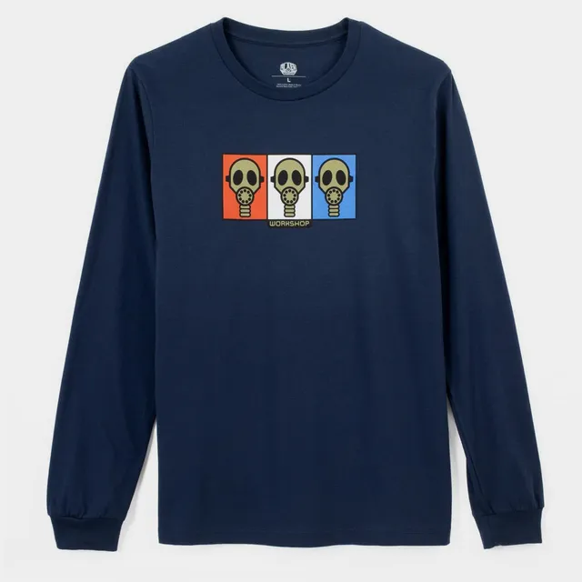 Alien Workshop Gas Mask maglia manica lunga blu