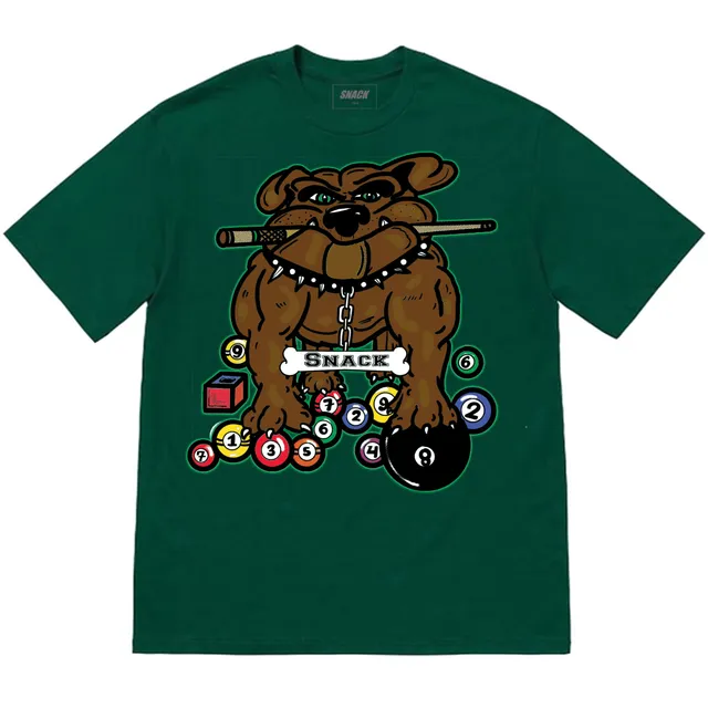 Snack Billiards Bully T-Shirt Pino Cotone