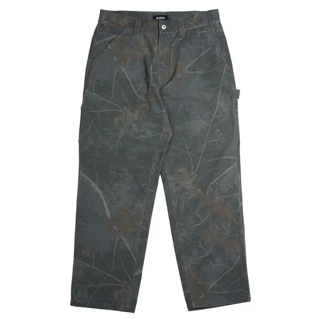 Theories Piano Trap Carpenter pantaloni camo ash timber