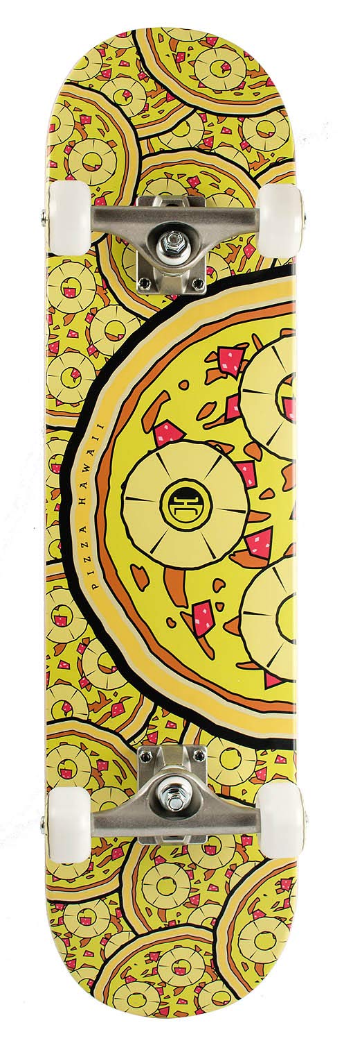 Jucker Hawaii Perky Pizzas Skateboard 8.0" Completo Acero