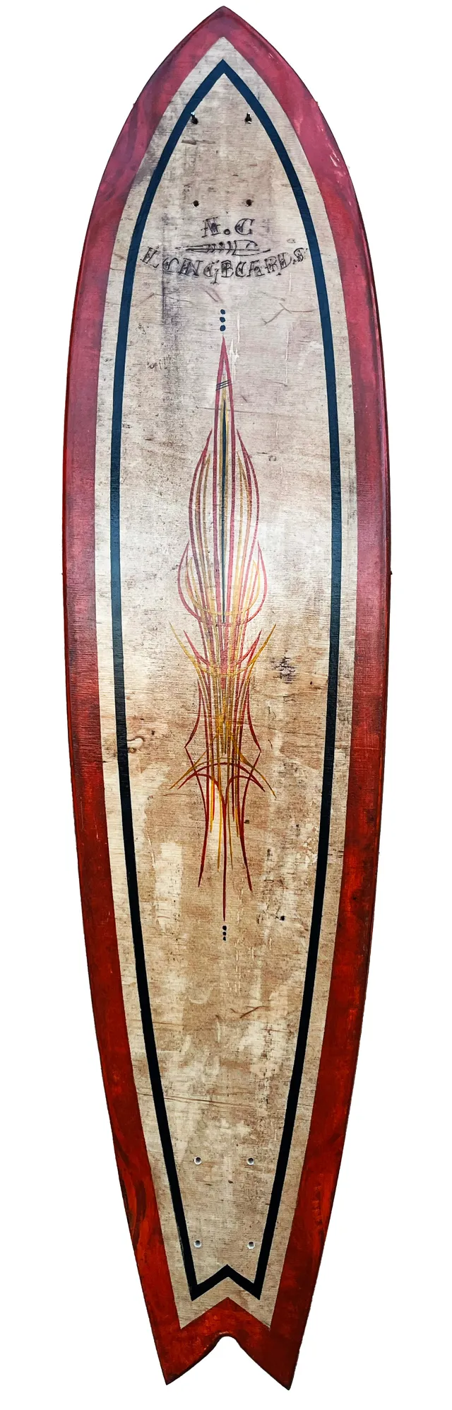 AC Longboards Big Fish Pinstriping longboard betulla