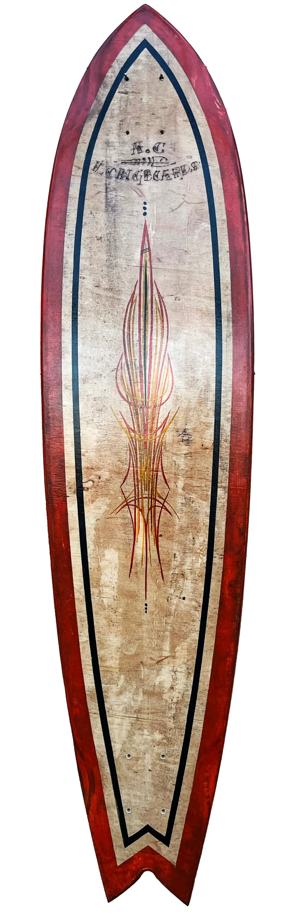 AC Longboards Big Fish Pinstriping longboard betulla
