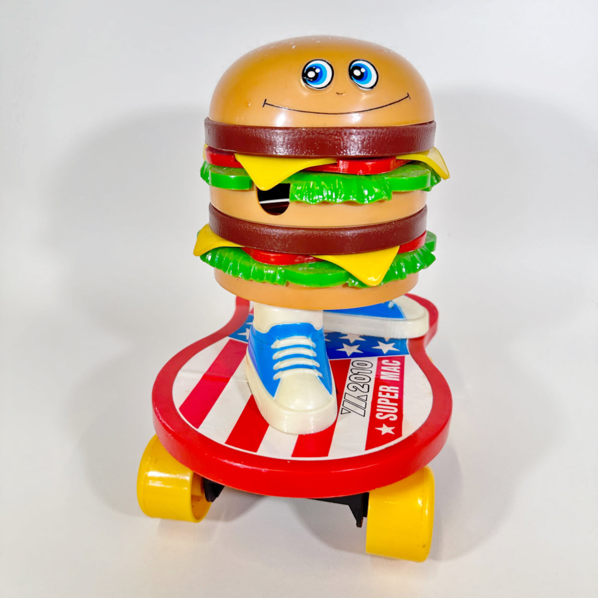 Super Mack Burger 1988 giocattolo skate panino 20 cm