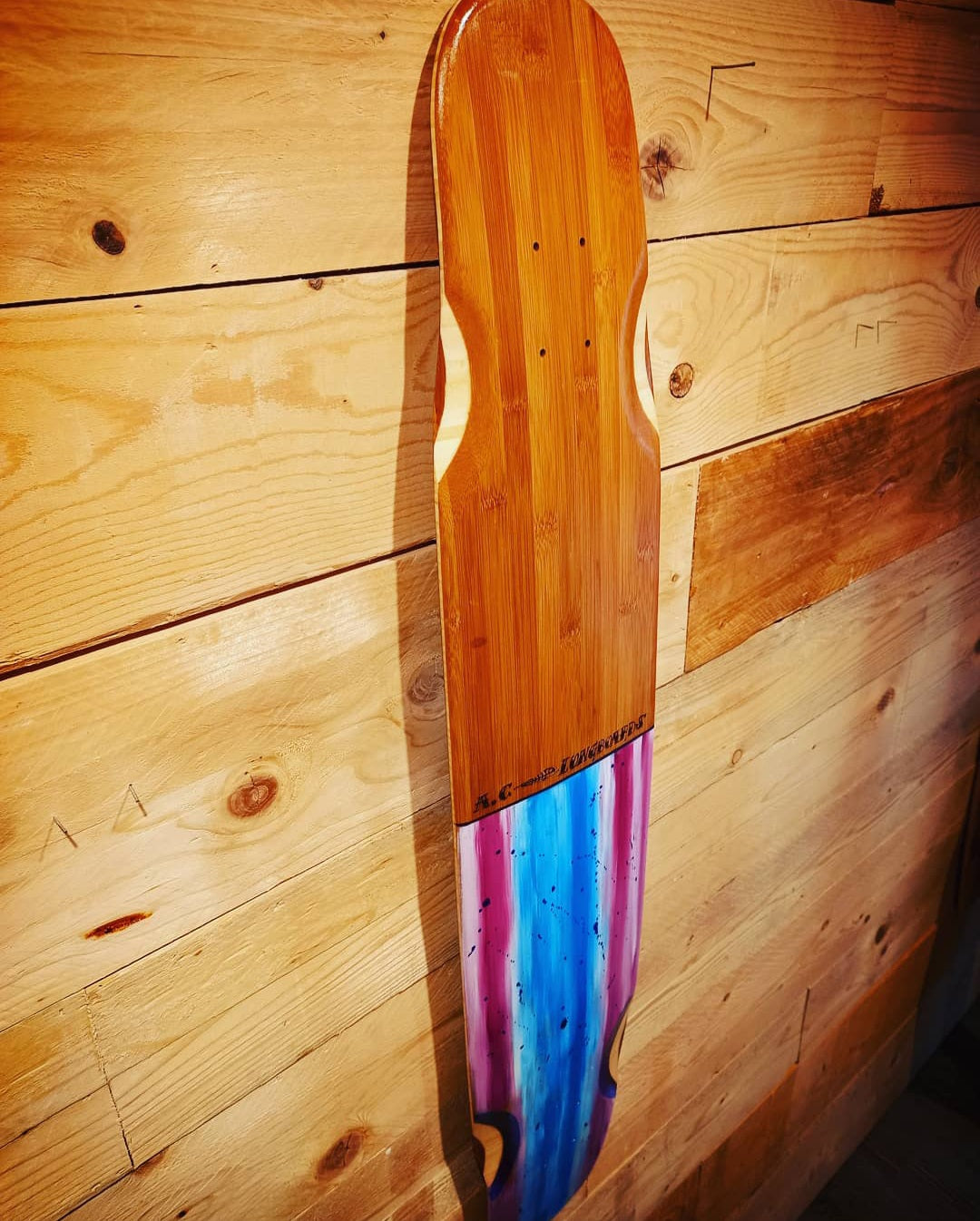 AC Longboards Rainbow longboard bamboo dancing 46"