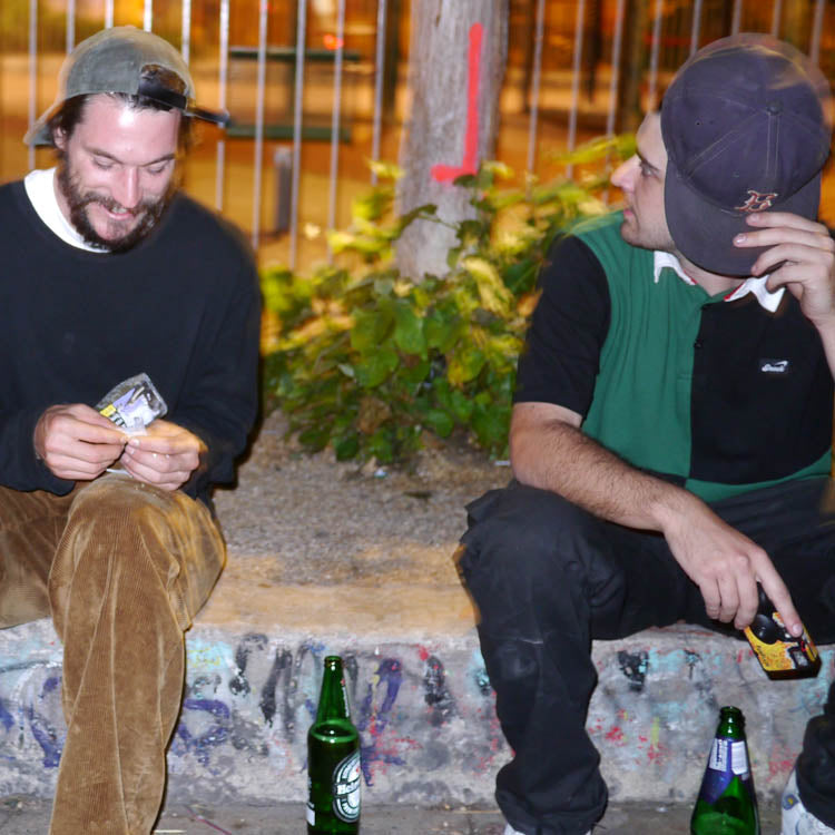 Snack Skateboarding Alive Panel polo nero verde
