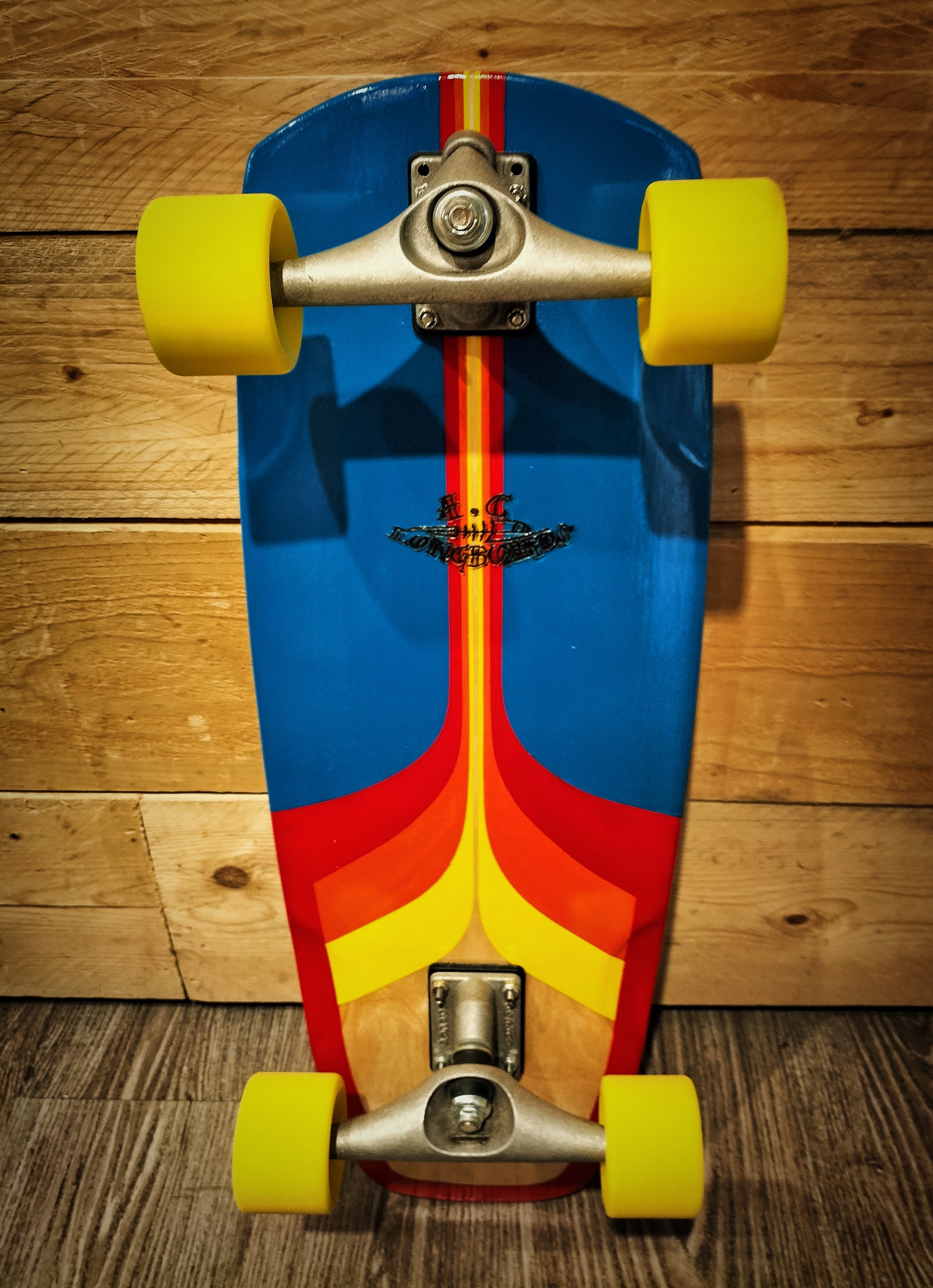 AC Longboards Coffin 70's Fish tavola surfskate 29” acero