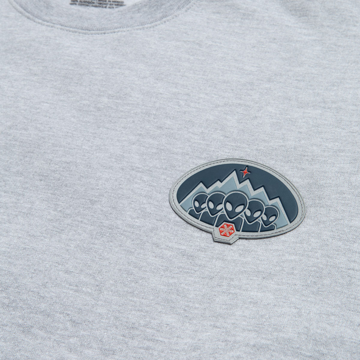 Alien Workshop Iceage Crewneck felpa grigio melange cotone