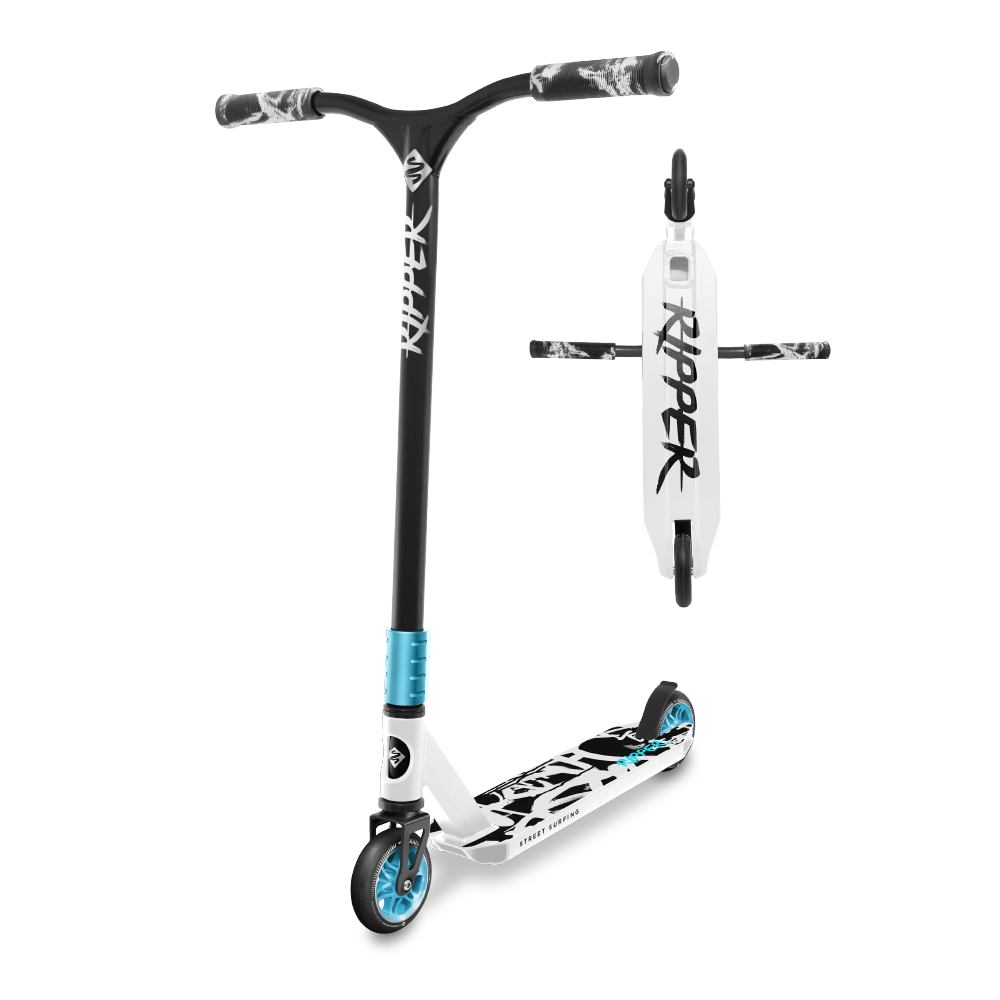 Street Surfing Ripper monopattino stunt Mercy White 110mm