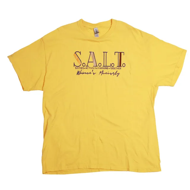 Theories S.A.L.T. Ministry t-shirt gialla XL 100% cotone