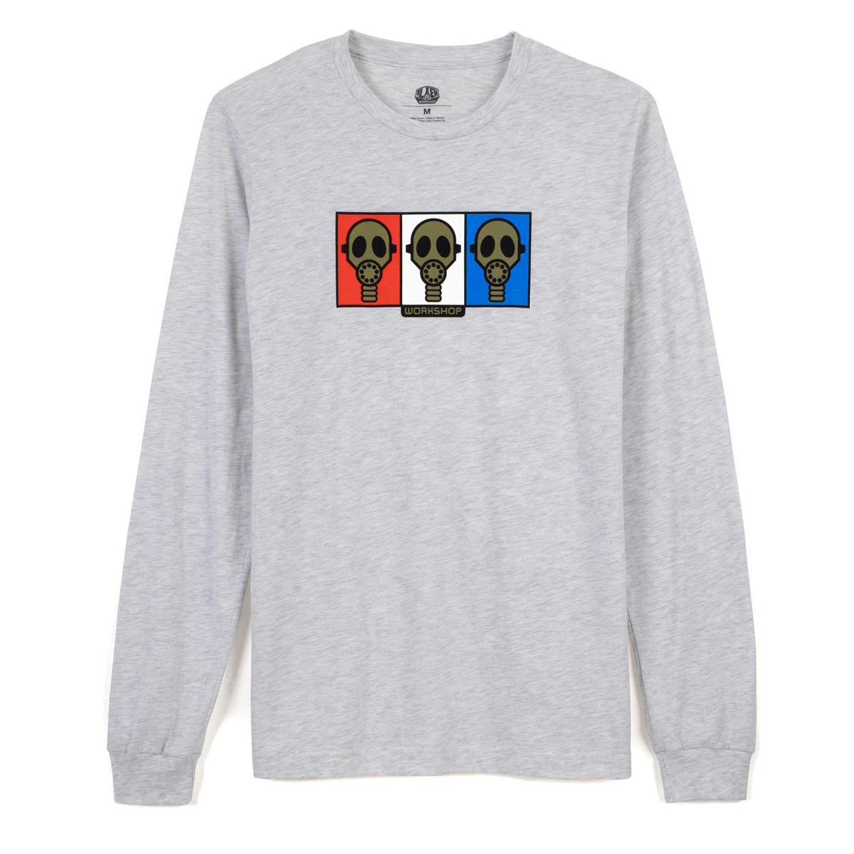 Alien Workshop Gas Mask t-shirt manica lunga grigia