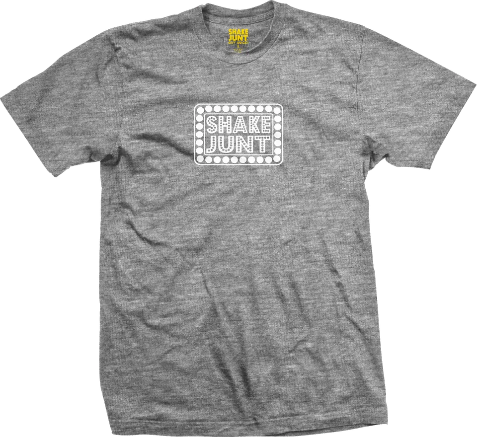 Shake Junt Box Logo maglietta grigia cotone