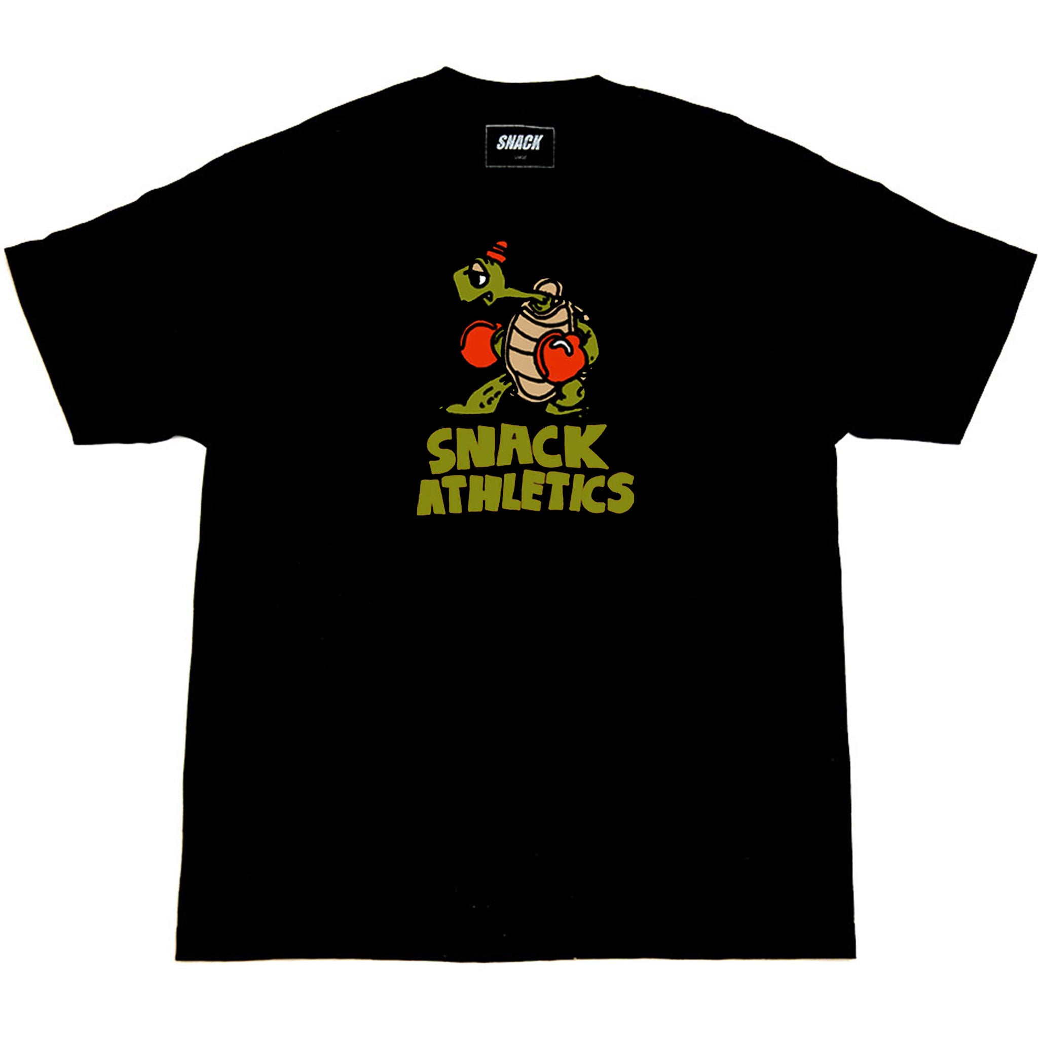 Snack Athletics T-Shirt Nera in Cotone Taglia M