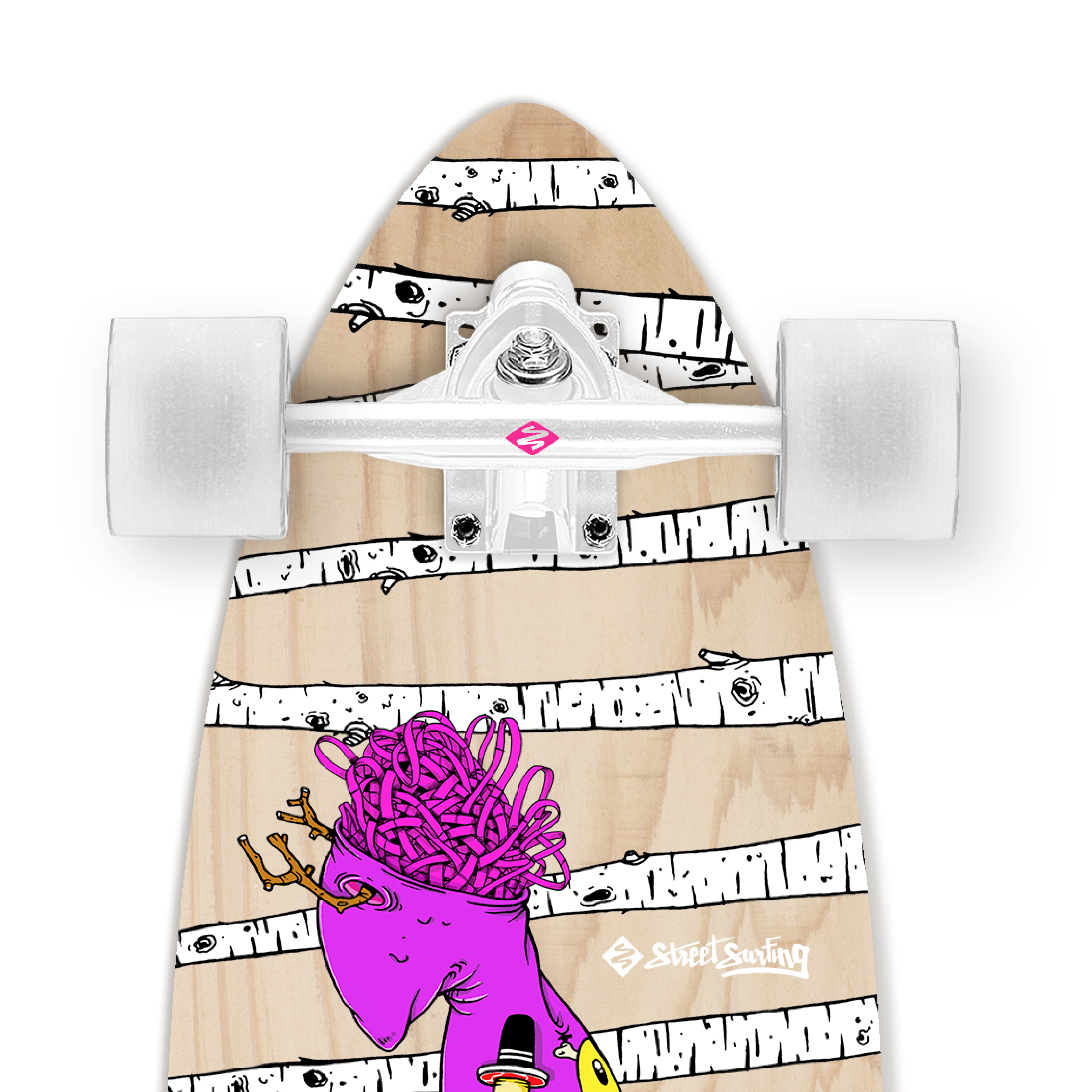 Street Surfing Pintail 40 Woods longboard 40 pollici