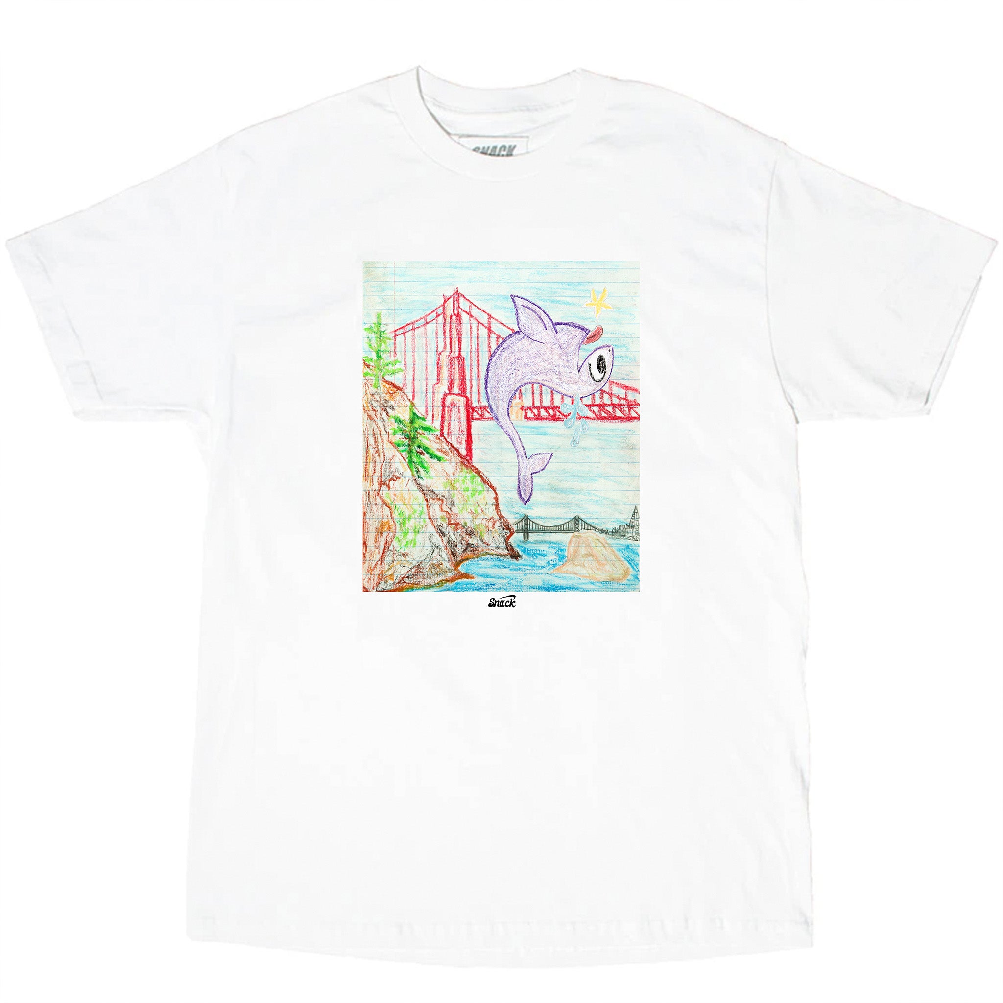 Snack Kirby Cove t-shirt cotone bianca