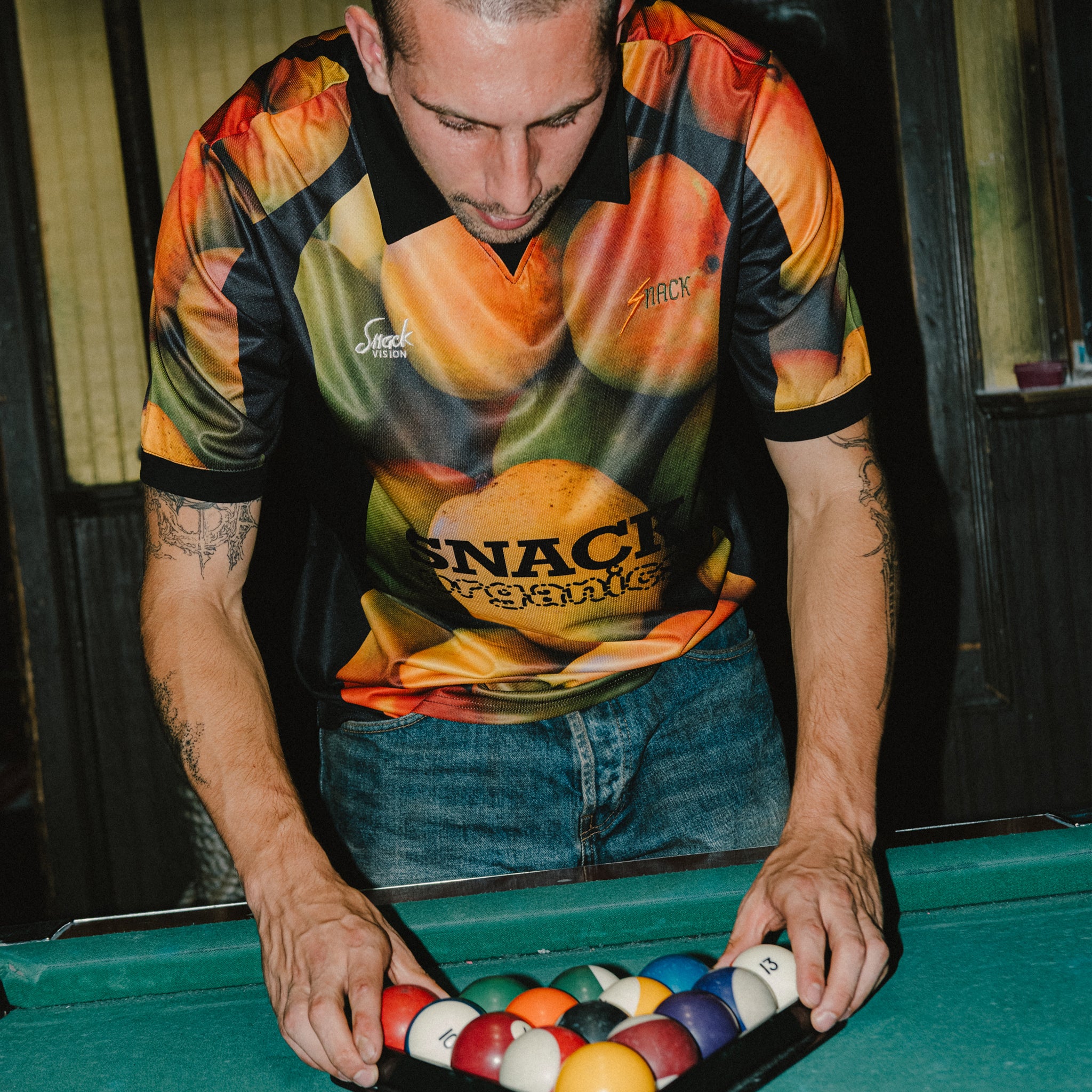 Snack Mango maglia calcio mesh taglia S