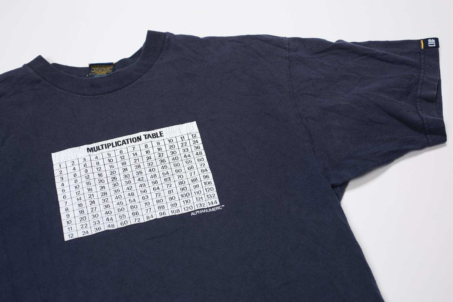 Alphanumeric Periodic Table maglietta navy M cotone