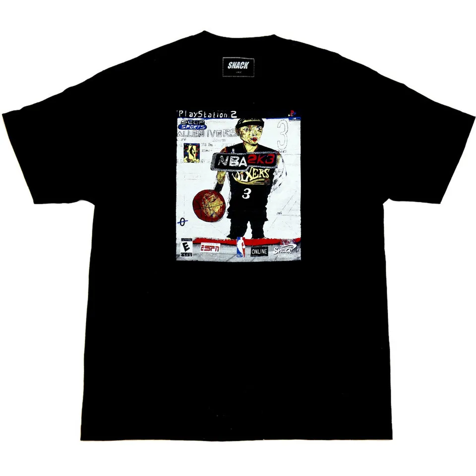 Snack Skateboarding A.I. t-shirt nera cotone