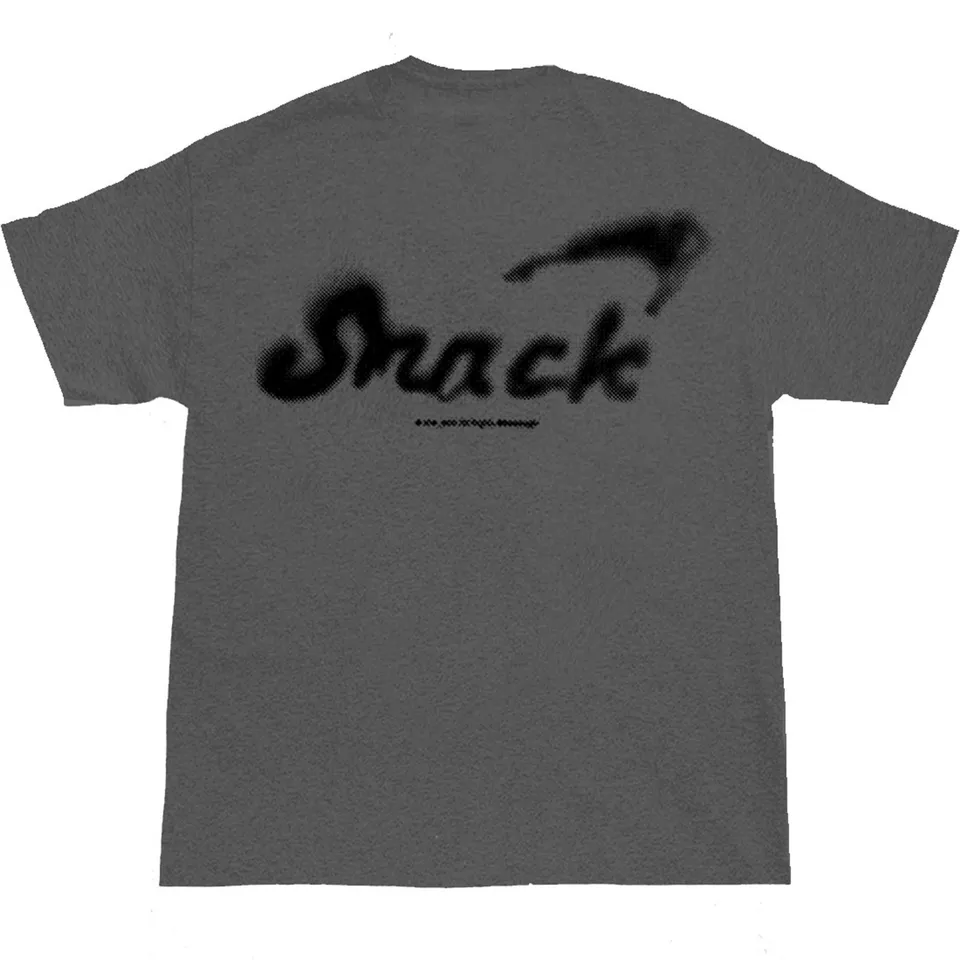 Snack Alive Overspray t-shirt cotone cement 9oz