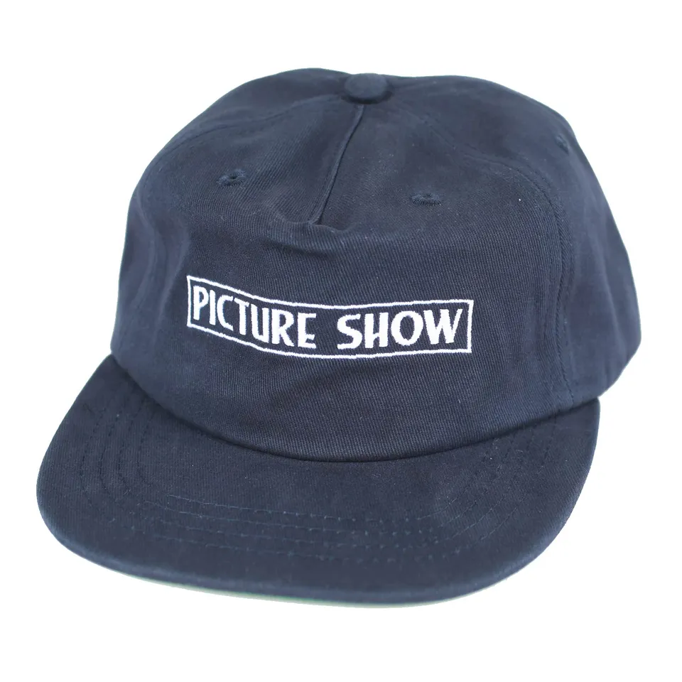 Picture Show VHS Logo Strapback cappello navy cotone